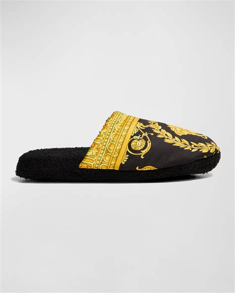 versace slippers gold|versace slippers for men.